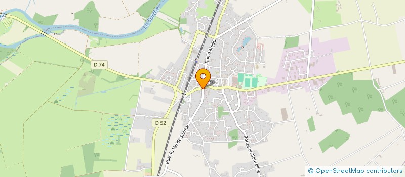 localisation de l'entreprise SCI DU VAL DE SARTHE à TIERCE