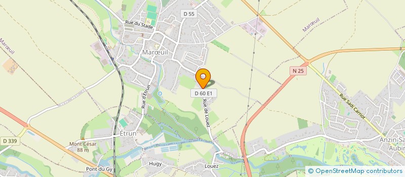 localisation de l'entreprise SCI DU VAL DE SCARPE  MARUIL