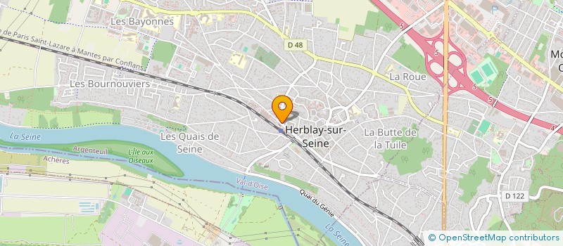 localisation de l'entreprise SCI  DU VAL DE SEINE  HERBLAY-SUR-SEINE