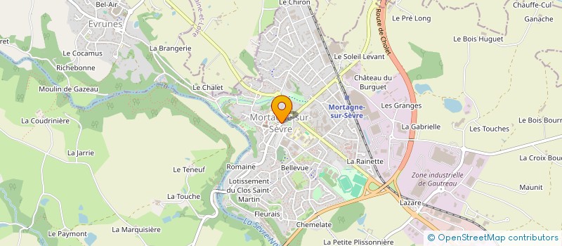 localisation de l'entreprise SCI DU VAL DE SEVRE  MORTAGNE-SUR-SEVRE