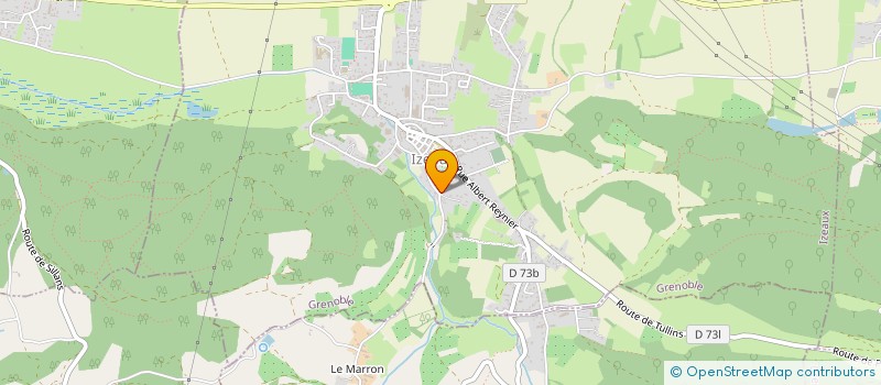 localisation de l'entreprise SCI DU VAL DE SILLANS  IZEAUX