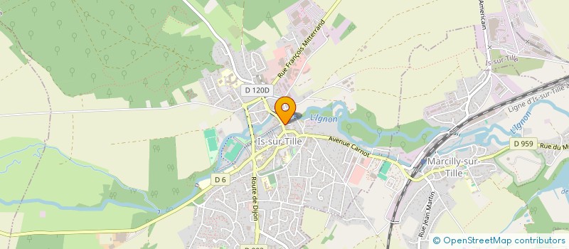 localisation de l'entreprise SCI DU VAL DE TILLE à IS-SUR-TILLE