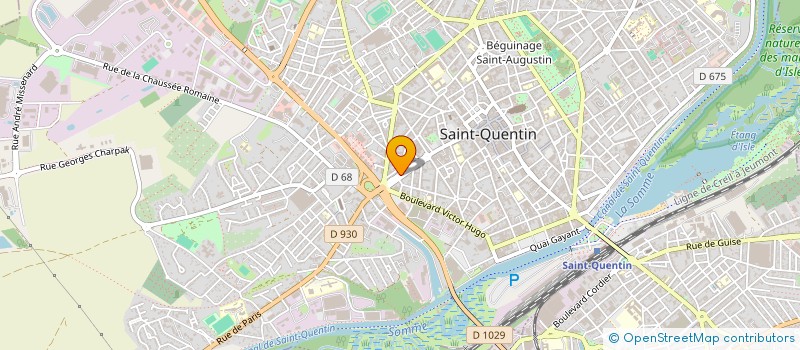 localisation de l'entreprise SCI DU VAL DE VILLEMOMBLE à SAINT-QUENTIN