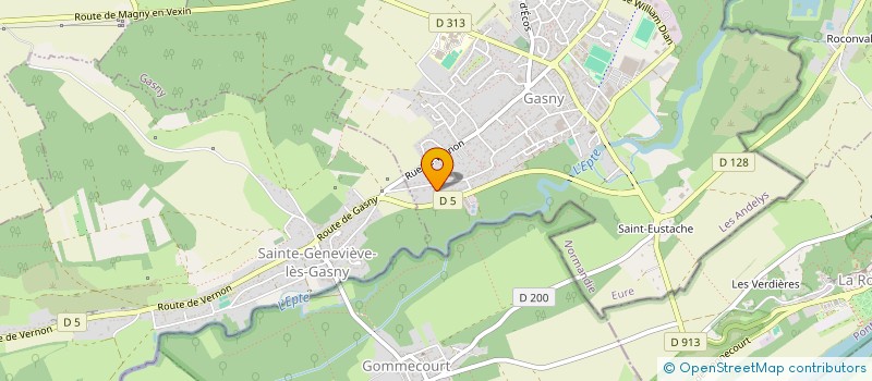 localisation de l'entreprise SCI DU VAL DES ABIES  GASNY