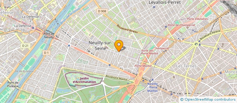 localisation de l'entreprise SCI DU VAL DES CYGNES à NEUILLY-SUR-SEINE