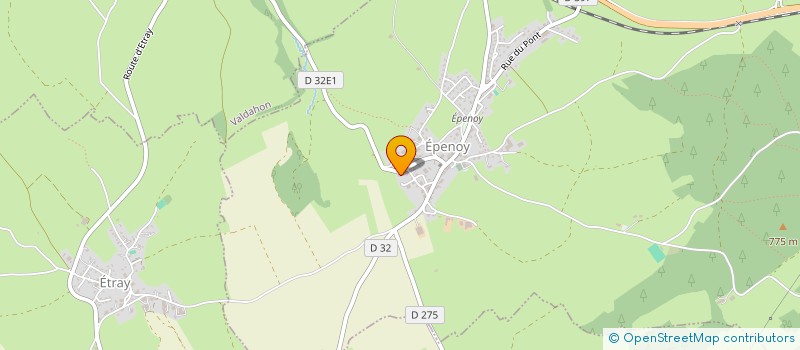 localisation de l'entreprise SCI DU VAL DES OLIVIERS  EPENOY