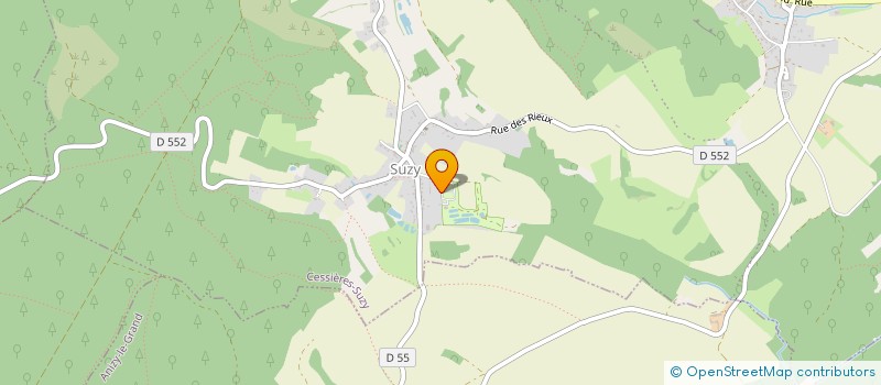 localisation de l'entreprise SCI DU VAL FERCOT  CESSIERES-SUZY