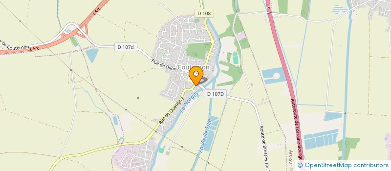 localisation de l'entreprise SCI DU VAL FERRAND  COUTERNON