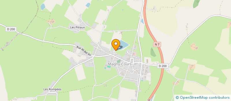 localisation de l'entreprise SCI DU VAL FLEURI à MAGNY-COURS