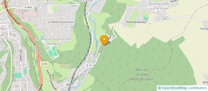 localisation de l'entreprise SCI DU VAL FLEURY  RONCHEROLLES-SUR-LE-VIVIER