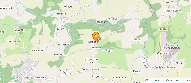 localisation de l'entreprise SCI DU VAL GOMBERT  BOUCHAMPS-LES-CRAON