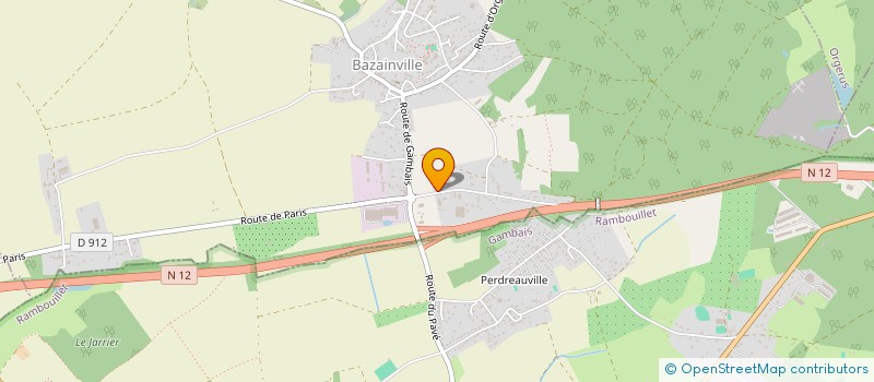 localisation de l'entreprise SCI DU VAL GRAPELIN  BAZAINVILLE