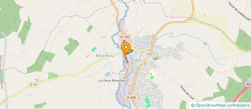 localisation de l'entreprise SCI DU VAL HEROULT à GACE