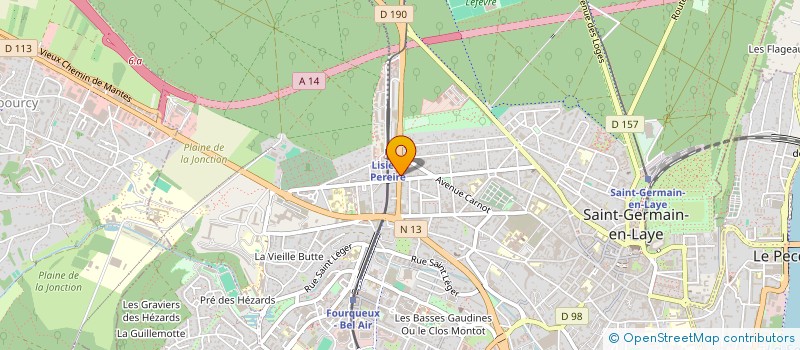 localisation de l'entreprise SCI DU VAL JOLI  SAINT-GERMAIN-EN-LAYE