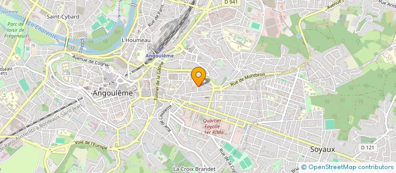 localisation de l'entreprise SCI DU VAL JOYEUX à ANGOULEME