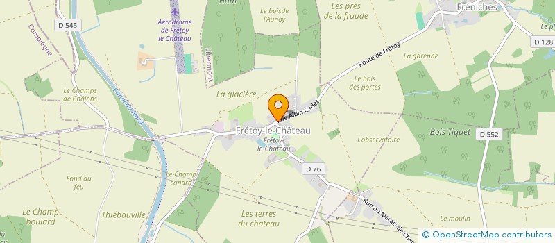 localisation de l'entreprise SCI DU VAL LAMBERT-COLIN  FRETOY-LE-CHATEAU