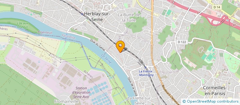 localisation de l'entreprise SCI DU VAL MAIZOUR  LA FRETTE-SUR-SEINE