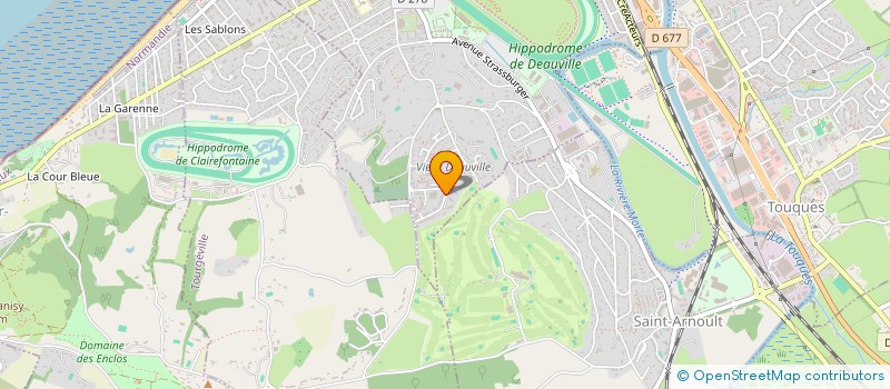 localisation de l'entreprise SCI DU VAL MARIN  TOURGEVILLE