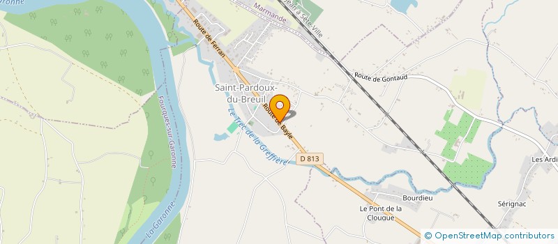 localisation de l'entreprise SCI DU VAL MOUSTIE                  WXWS  MARMANDE