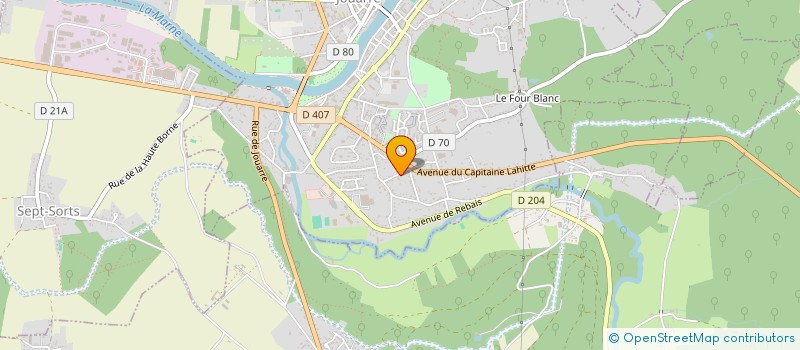 localisation de l'entreprise SCI DU VAL ST MARTIN à LA FERTE-SOUS-JOUARRE