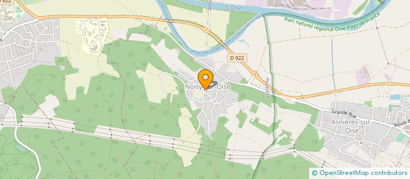 localisation de l'entreprise SCI DU VAL SUD  L'ISLE-ADAM