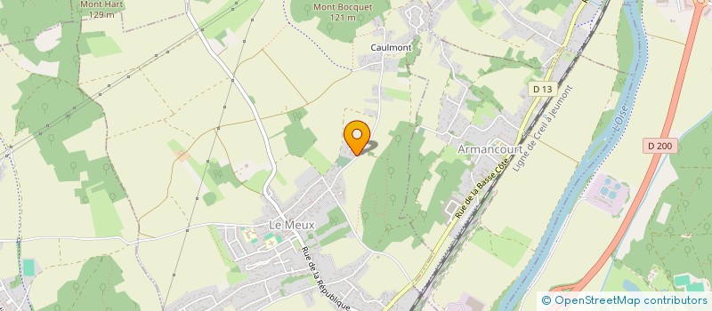 localisation de l'entreprise SCI DU VALADAN  LE MEUX