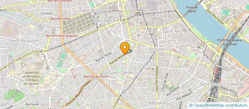 localisation de l'entreprise SCI DU VALBRUN  BORDEAUX