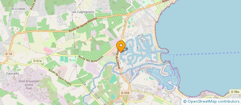 localisation de l'entreprise SCI DU VALEN THYM à GRIMAUD