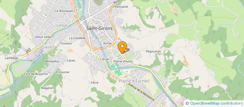 localisation de l'entreprise SCI DU VALIER à SAINT-GIRONS