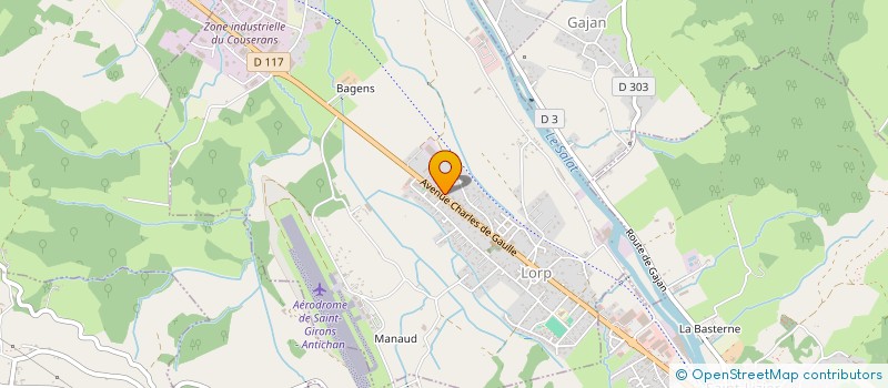 localisation de l'entreprise SCI DU VALLIER à LORP-SENTARAILLE