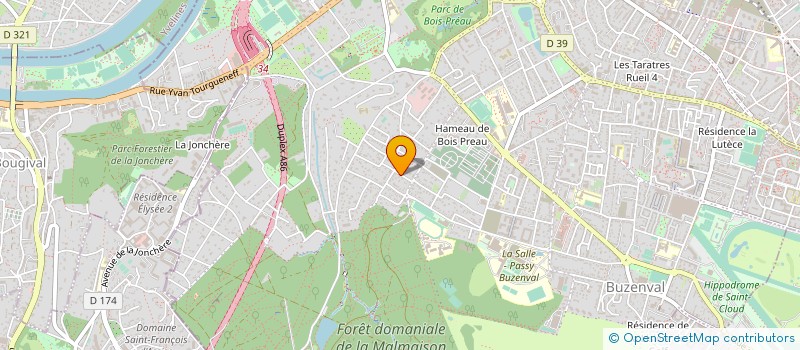 localisation de l'entreprise SCI DU VALLON à RUEIL-MALMAISON