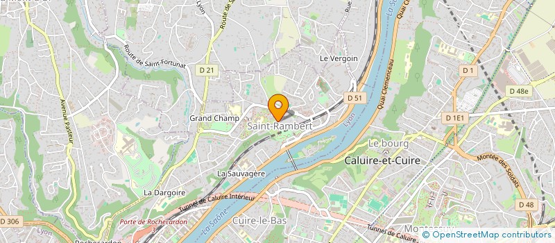 localisation de l'entreprise SCI DU VALLON  LYON