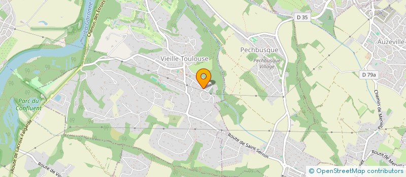 localisation de l'entreprise SCI DU VALLON  VIEILLE-TOULOUSE