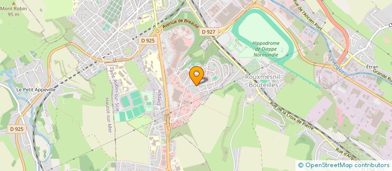 localisation de l'entreprise SCI DU VALLON  DIEPPE