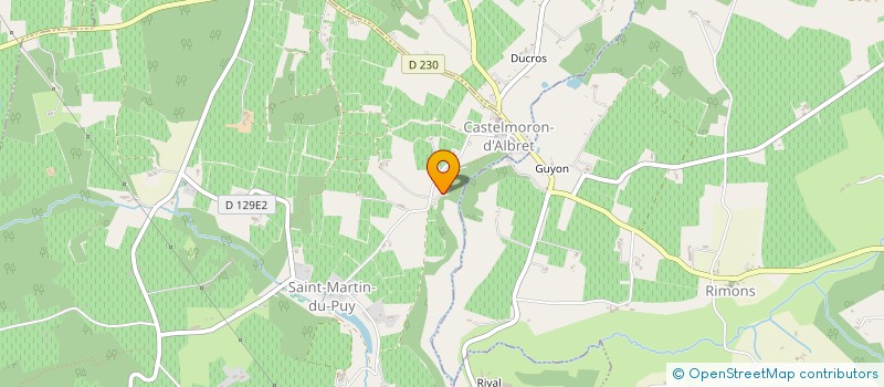 localisation de l'entreprise SCI DU VALLON à ST MARTIN DU PUY