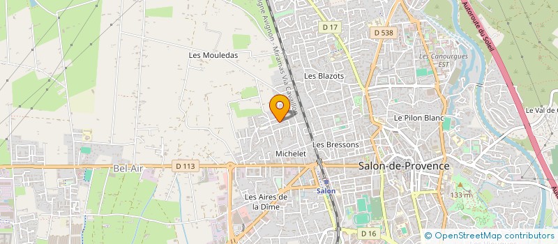 localisation de l'entreprise SCI  DU VALLON  SALON-DE-PROVENCE