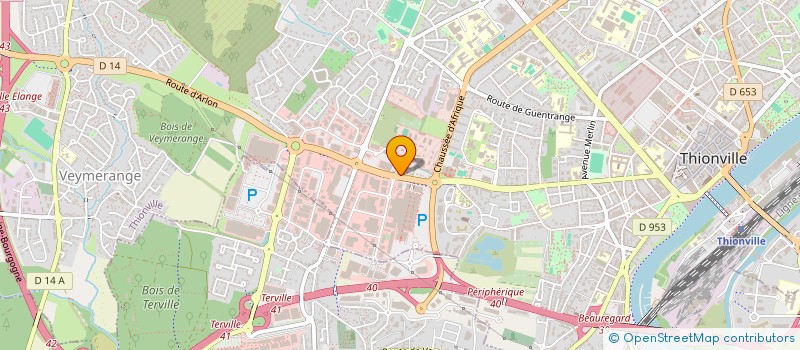 localisation de l'entreprise SCI DU VALLON à THIONVILLE