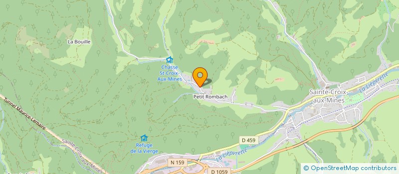 localisation de l'entreprise SCI DU VALLON  SAINTE-CROIX-AUX-MINES