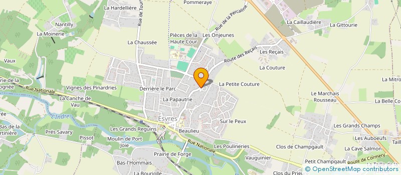 localisation de l'entreprise SCI DU VALLON  ESVRES