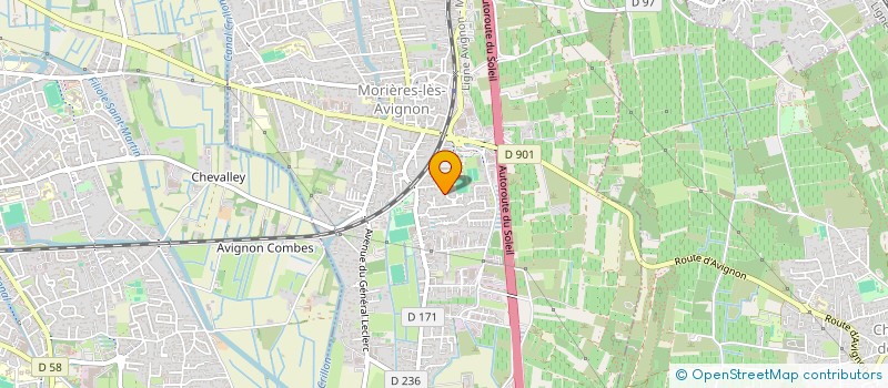 localisation de l'entreprise SCI DU VALLON  MORIERES-LES-AVIGNON