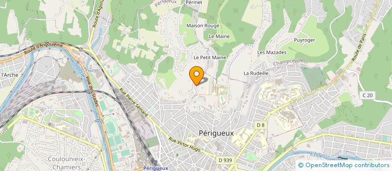 localisation de l'entreprise SCI DU VALLON à PERIGUEUX