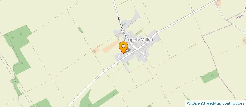 localisation de l'entreprise SCI DU VALLON  CHAPELLE-VALLON