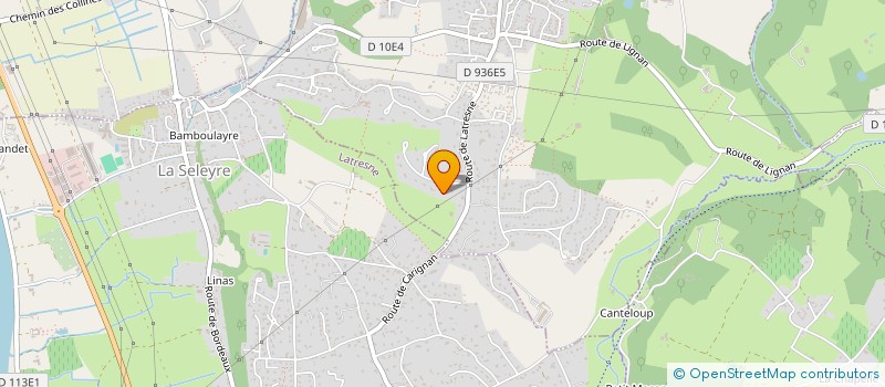 localisation de l'entreprise SCI DU VALLON  CARIGNAN-DE-BORDEAUX