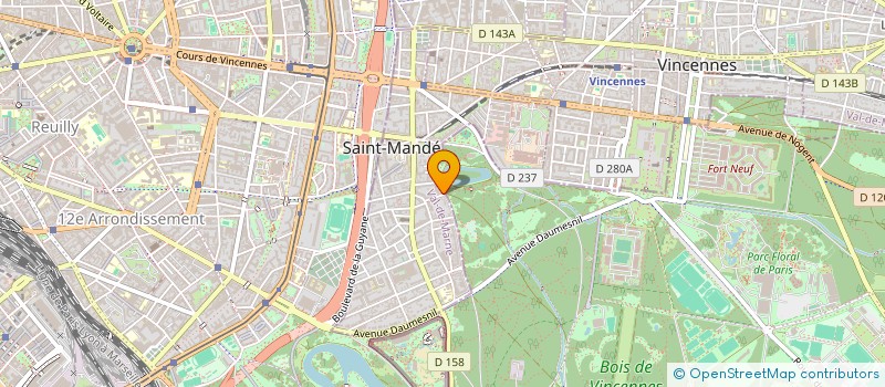 localisation de l'entreprise SCI DU VALLON à SAINT-MANDE