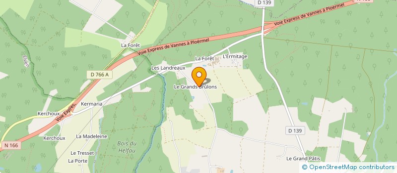 localisation de l'entreprise SCI DU VALLON D'ARZ  LE COURS