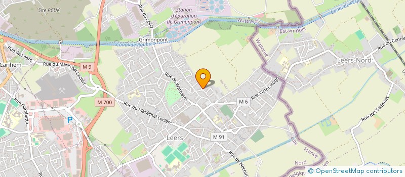 localisation de l'entreprise SCI DU VALLON D'EN HAUT  LEERS