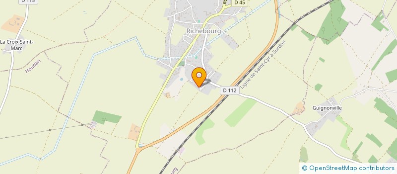 localisation de l'entreprise SCI DU VALLON SAINT MARTIN  RICHEBOURG