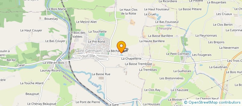 localisation de l'entreprise SCI DU VALLY  SAINT-GERMAIN-SUR-ILLE