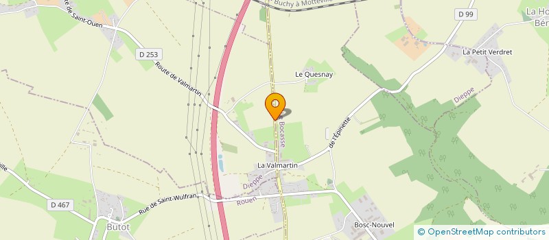 localisation de l'entreprise SCI DU VALMARTIN  LE BOCASSE