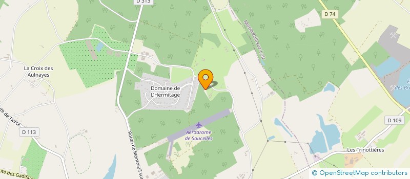 localisation de l'entreprise SCI DU VALNEY  RIVES-DU-LOIR-EN-ANJOU